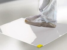 CleanStep, White Tacky Mat, Adhesive Back, 25x45